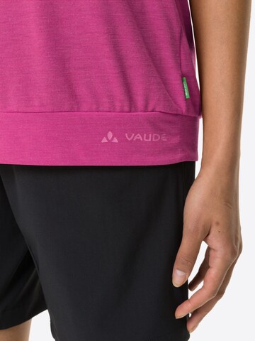 VAUDE Functioneel shirt 'Skomer' in Roze