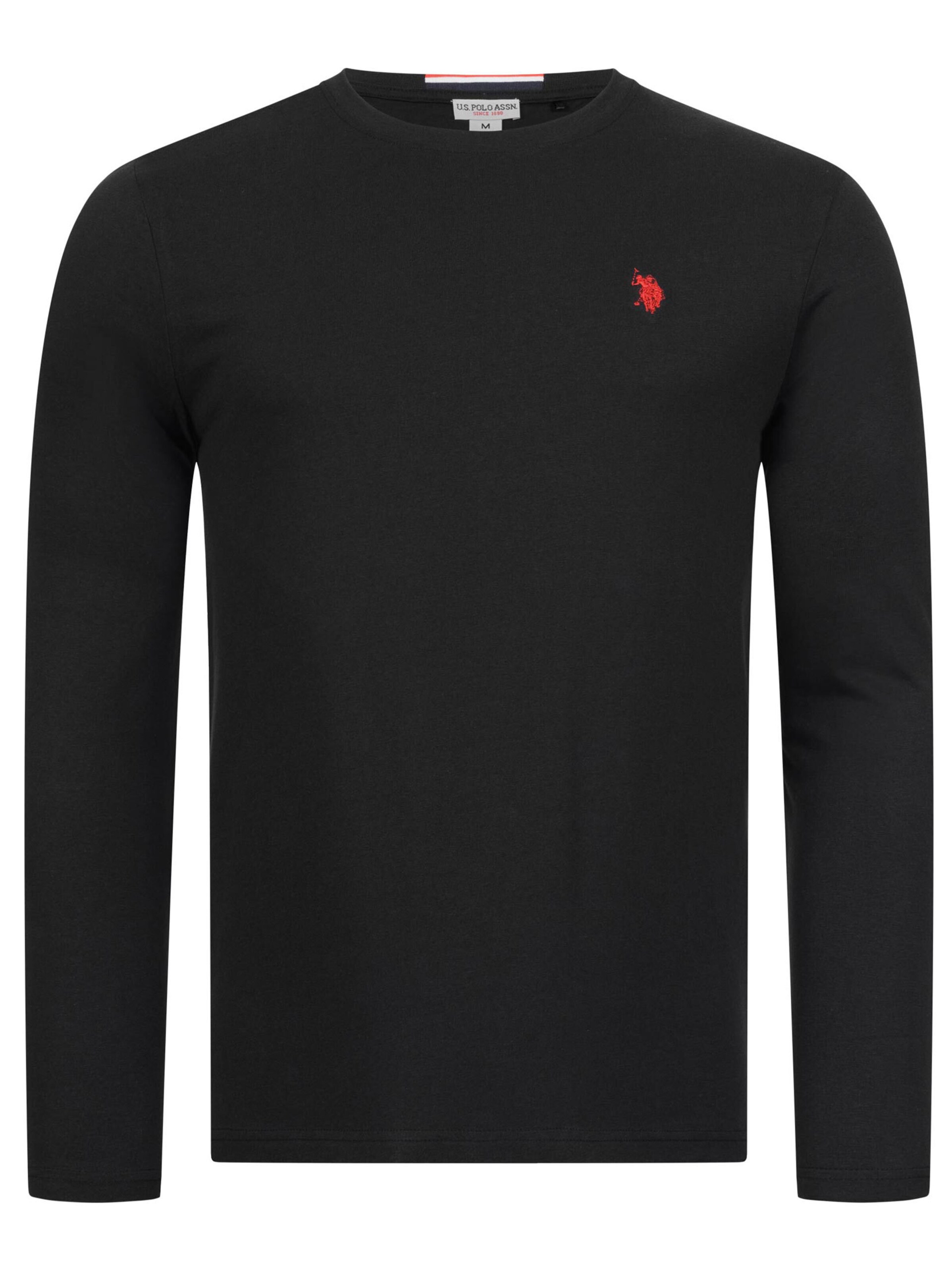 U.S. POLO ASSN. Shirt in Black: front