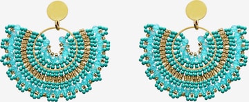 IZIA - Pendientes en azul: frente