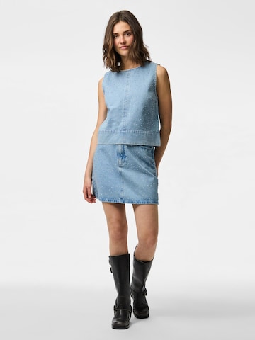 PIECES Top 'PCNoel' in Blauw