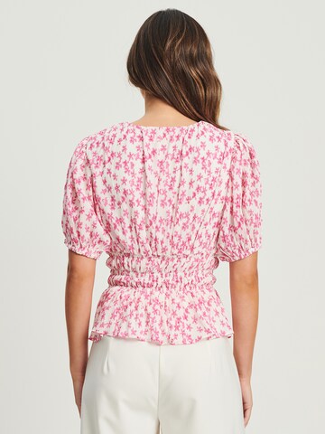 Tussah Top 'HARLIE' in Pink: back