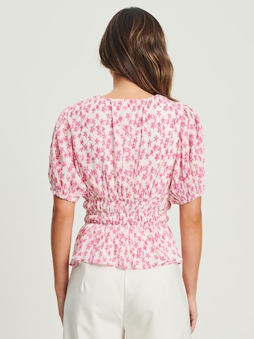 Tussah Top 'HARLIE' in Pink: back