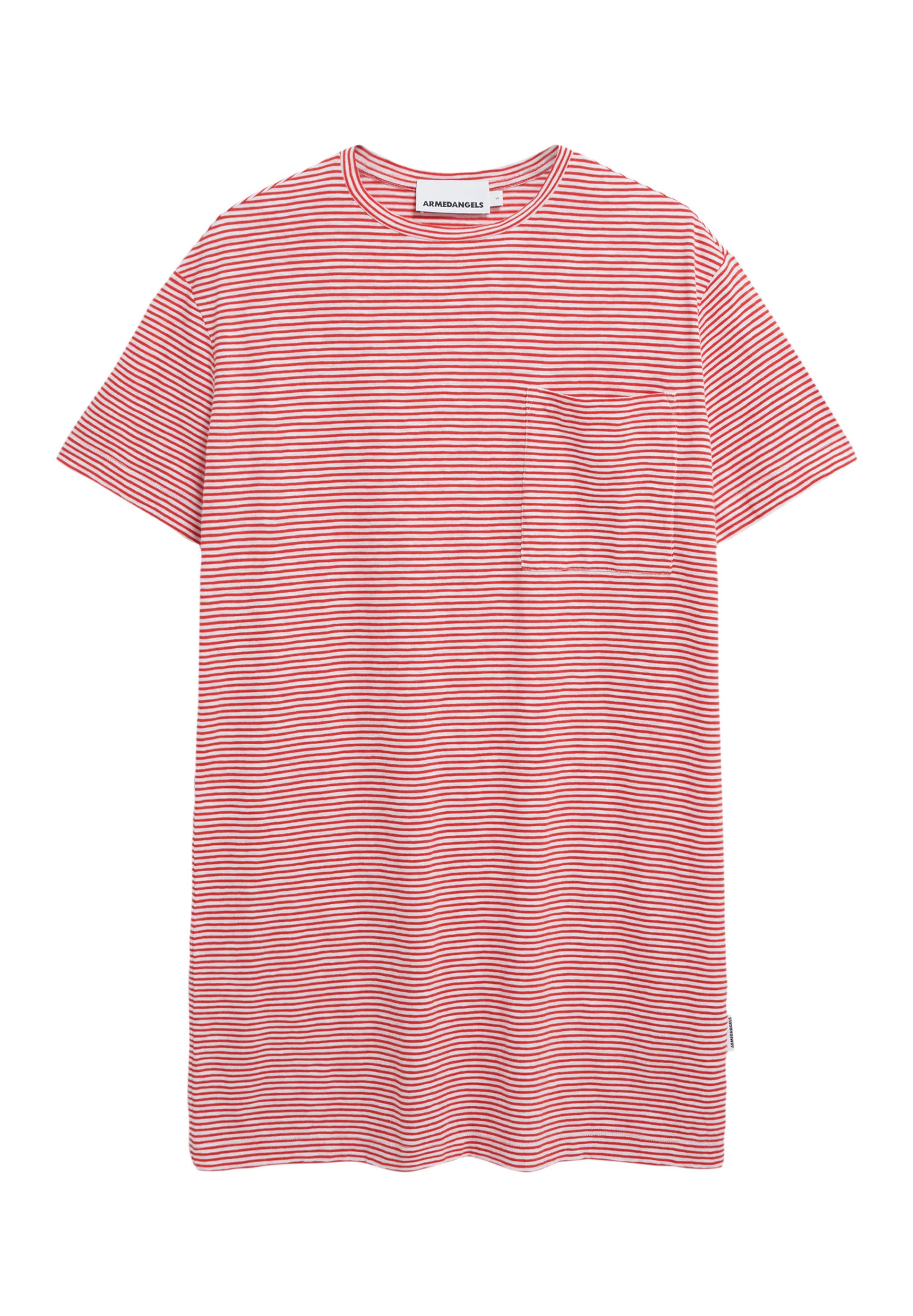 ARMEDANGELS Kleid CHAARA LOVELY STRIPES in Beige: Vorderseite