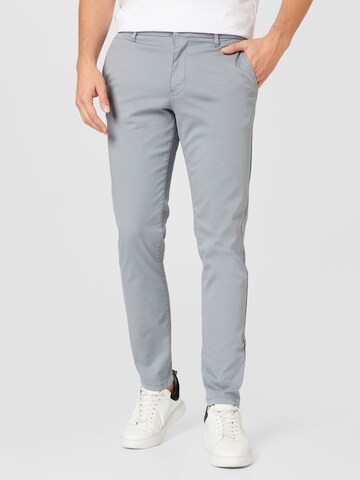 JACK & JONES Liibuv Chino-püksid 'Marco Fred', värv hall: eest vaates