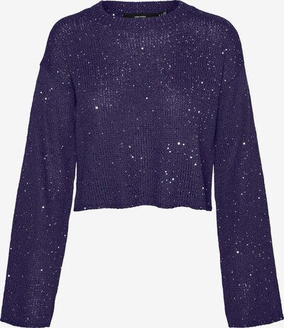 VERO MODA Pullover 'LEILANI' in dunkellila, Produktansicht