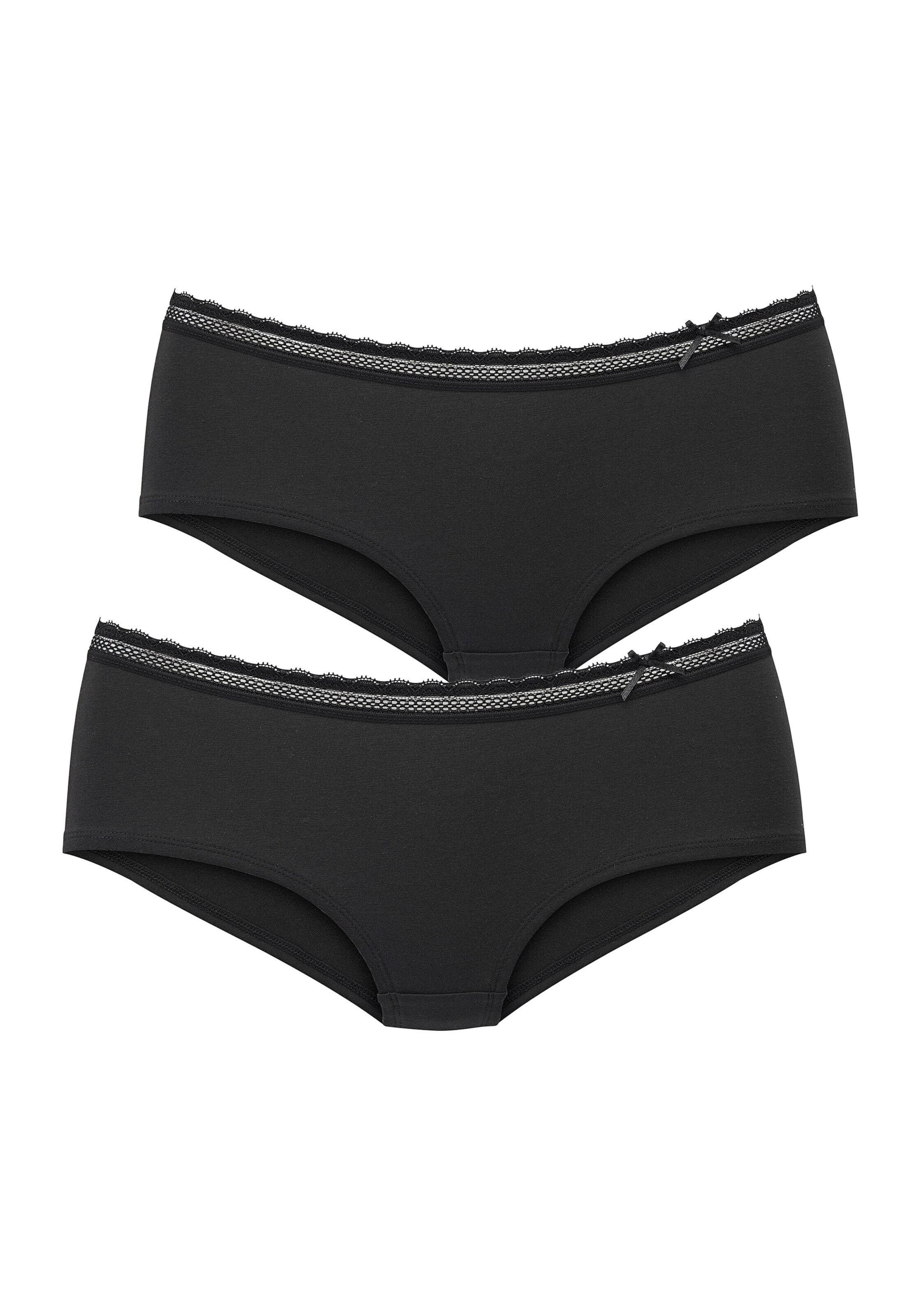 VIVANCE Boyshorts in Black: front