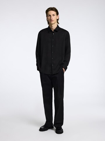 Coupe regular Chemise SELECTED en noir