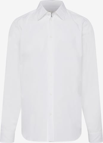 ABOUT YOU x Alvaro Soler Regular fit Button Up Shirt 'Adrian' in White: front