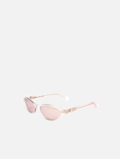 MONCLER Sunglasses 'Moncler ML0117 Shiny pink 58/17/135 Women Sunglasses' in 58 in Ivory, Item view