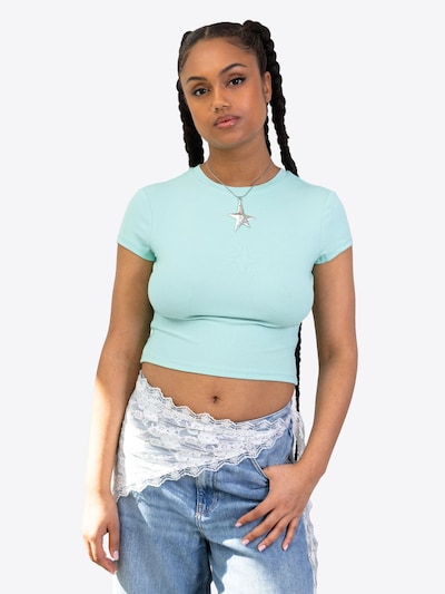 BROKE + SCHÖN Shirt 'Weiches Crop T-Shirt' in XS in Mint, Item view