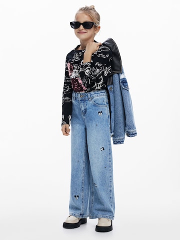 Desigual - Pierna ancha Vaquero en azul