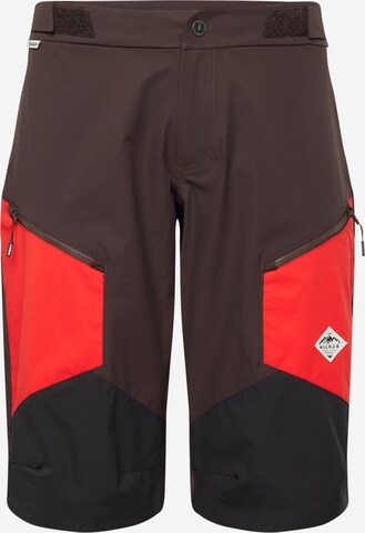 Regular Pantalon de sport 'Pinas' Maloja en marron : devant