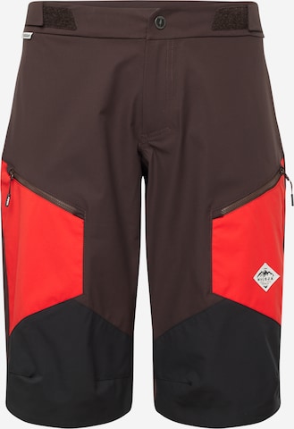 Maloja Regular Workout Pants 'Pinas' in Brown: front