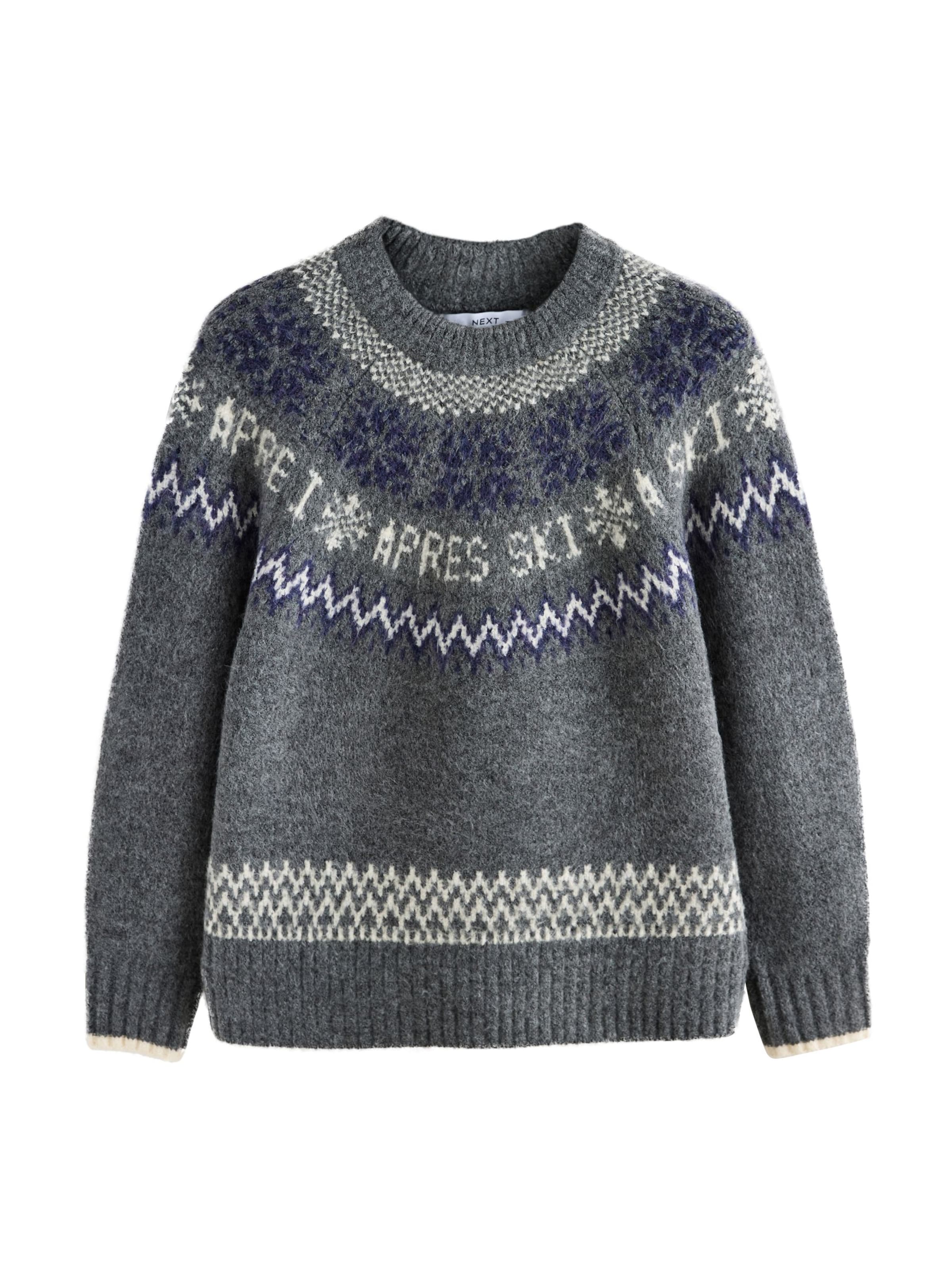 Next Pullover i grå: forside