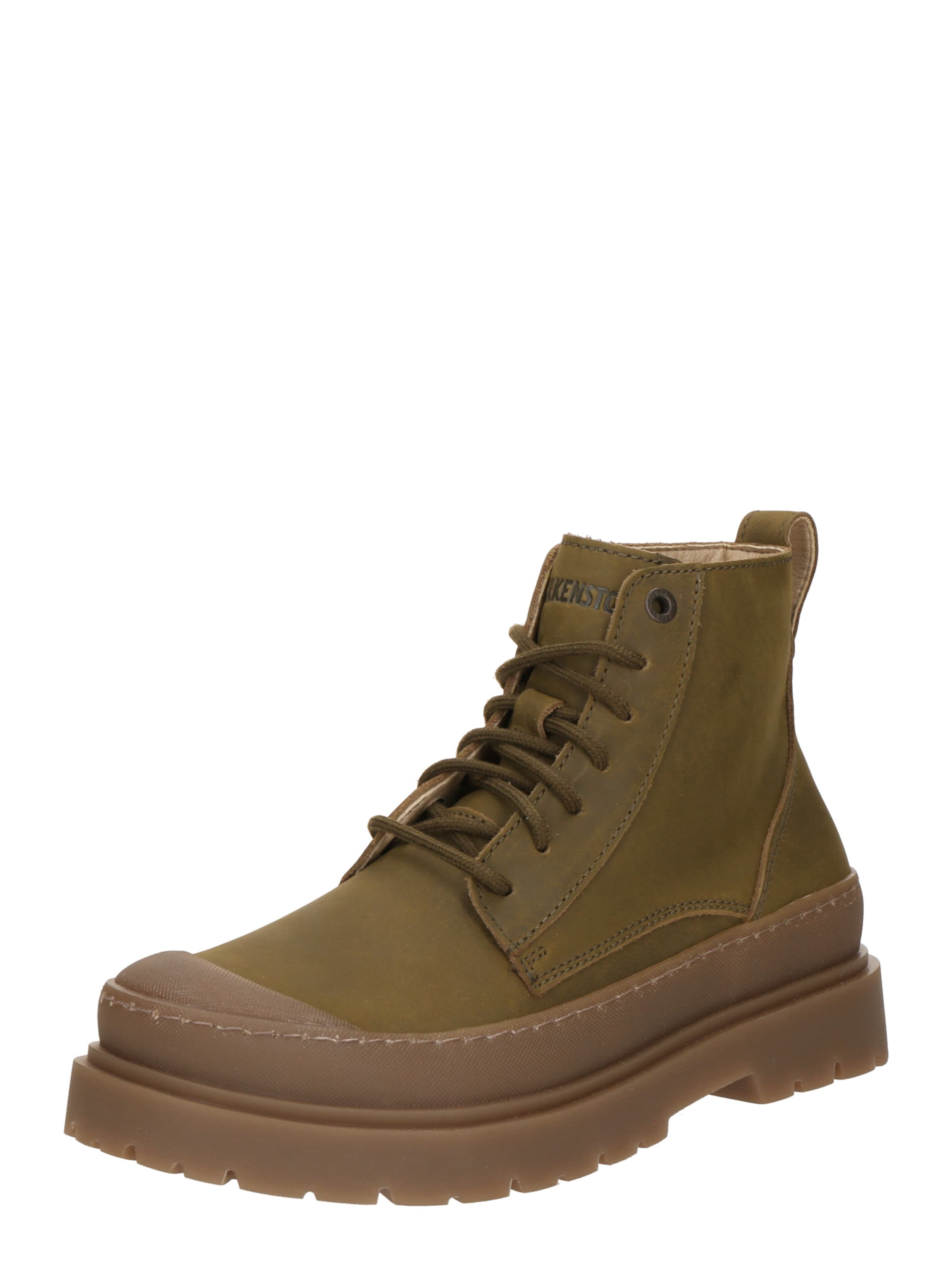 BIRKENSTOCK Μποτάκι με κορδόνια 'Prescott' σε πράσινο: μπροστά