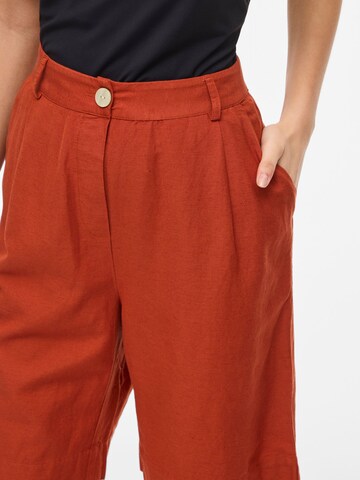 VILA Regular Broek 'VIPrisilla' in Oranje