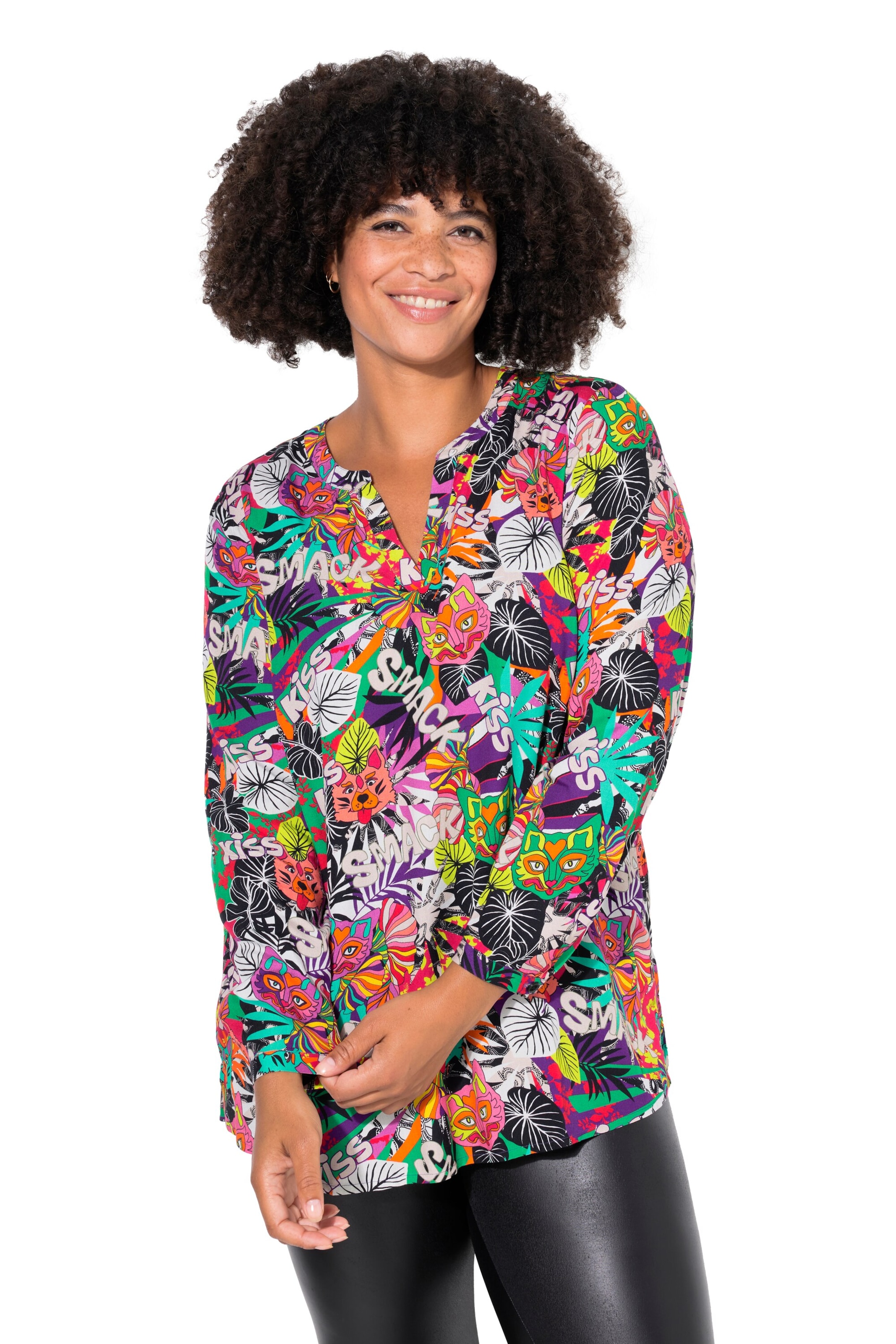 Angel of Style Tunic in Purple: front