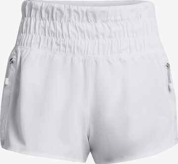 UNDER ARMOUR Regular Sportbroek 'Run Anywhere' in Wit: voorkant