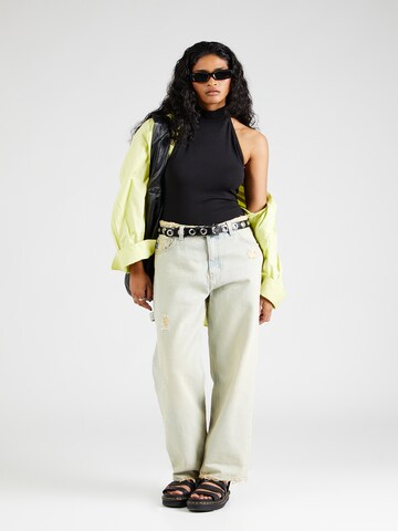 WEEKDAY Top 'Shyla' in Zwart