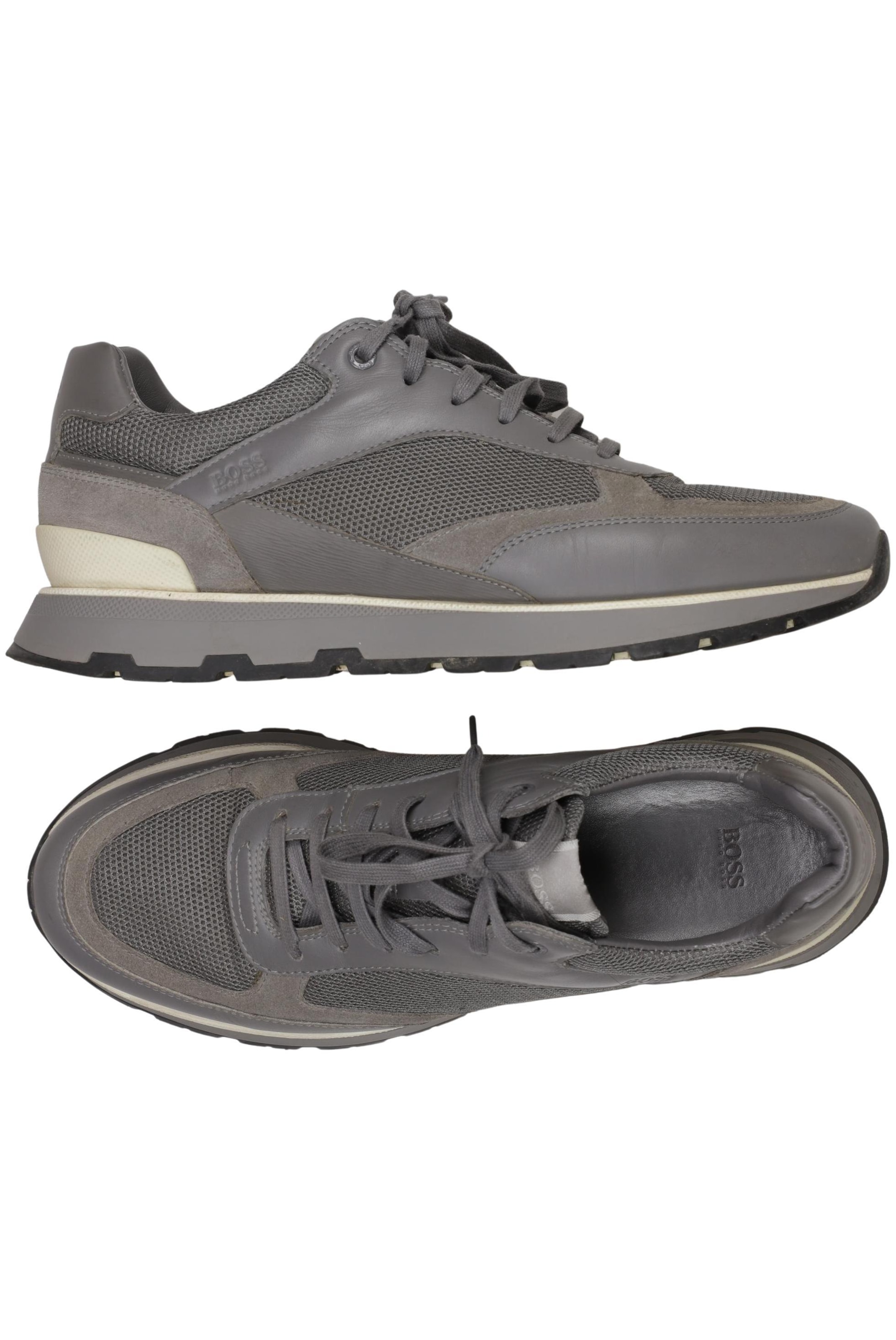 BOSS Black Sneaker 43 in Grau: Vorderseite