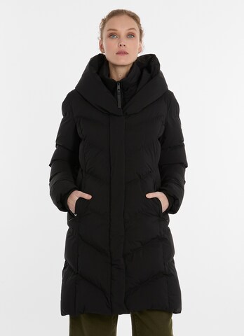 Ragwear Wintermantel in Schwarz: Vorderseite
