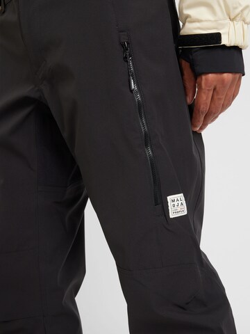 Regular Pantalon de sport 'MomosM' Maloja en noir