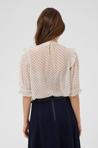 SAINT TROPEZ Bluse 'Sabatina' in Weiß