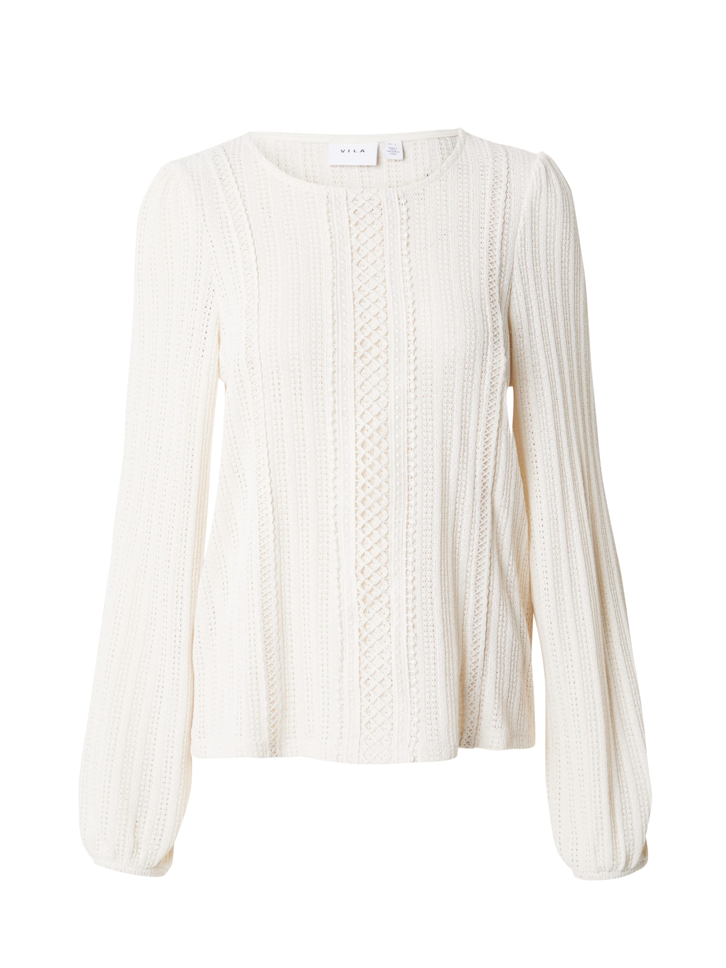 Pulover 'VIALITA' de la VILA pe bej: față