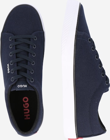 HUGO Red Sneakers laag 'Tenn' in Blauw