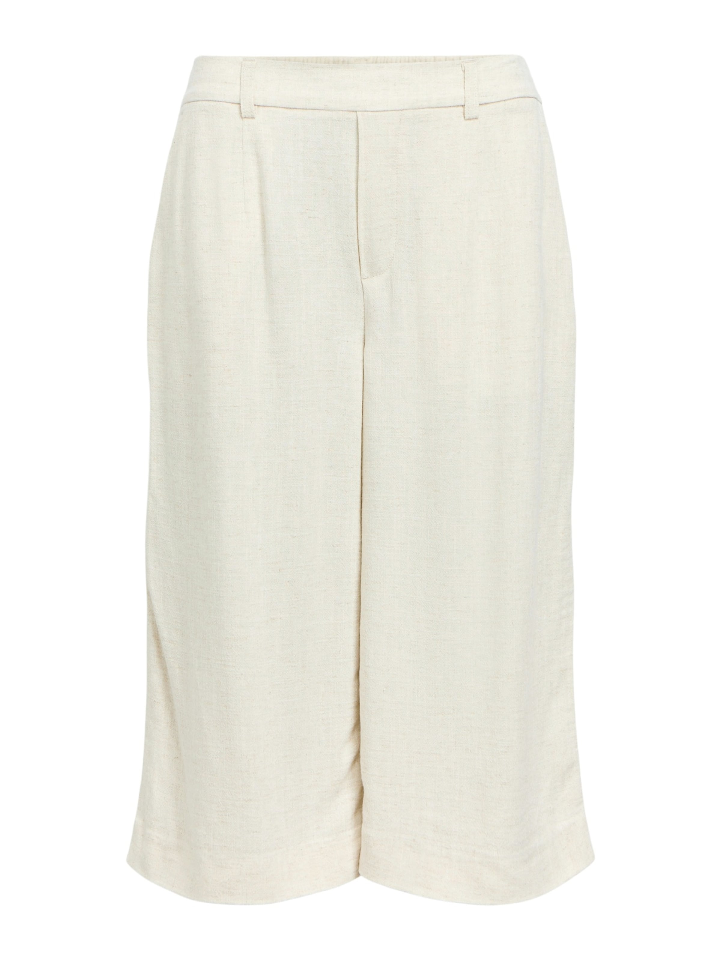 OBJECT - Pierna ancha Pantalón 'OBJSanne' en beige: frente