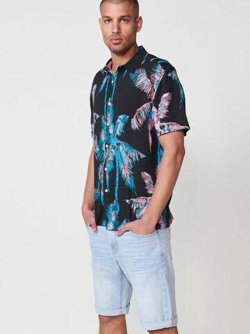 KOROSHI - Ajuste regular Camisa en negro