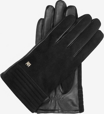 Kazar Vingerhandschoenen in Zwart: voorkant