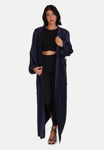 Kimono Elara en bleu : devant