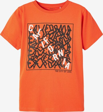 NAME IT Tričko – oranžová: přední strana