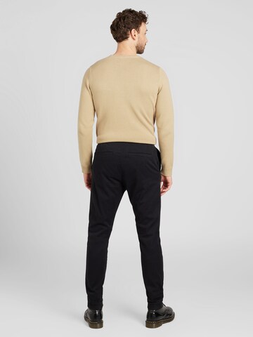 Tapered Pantaloni di QS in nero