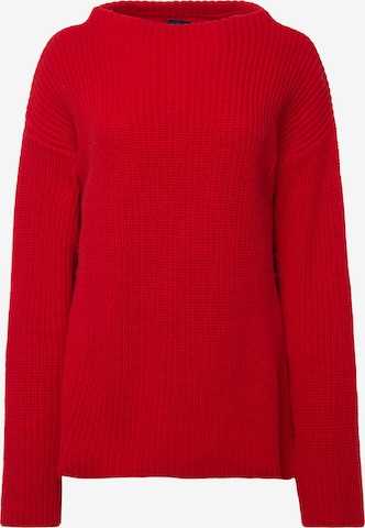 Pull-over LAURASØN en rouge : devant