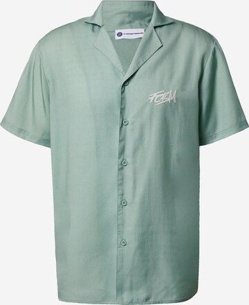 FCBM Comfort fit Button Up Shirt 'Alessio' in Green: front