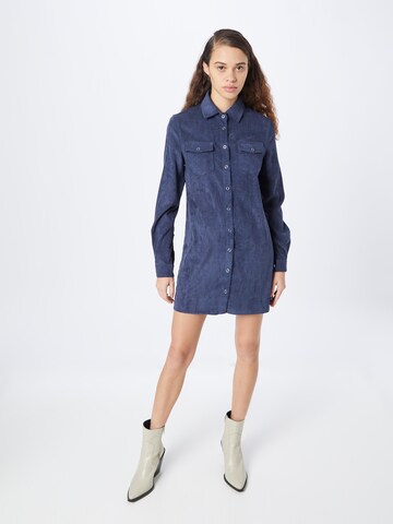 Daisy Street Shirt Dress in Blue