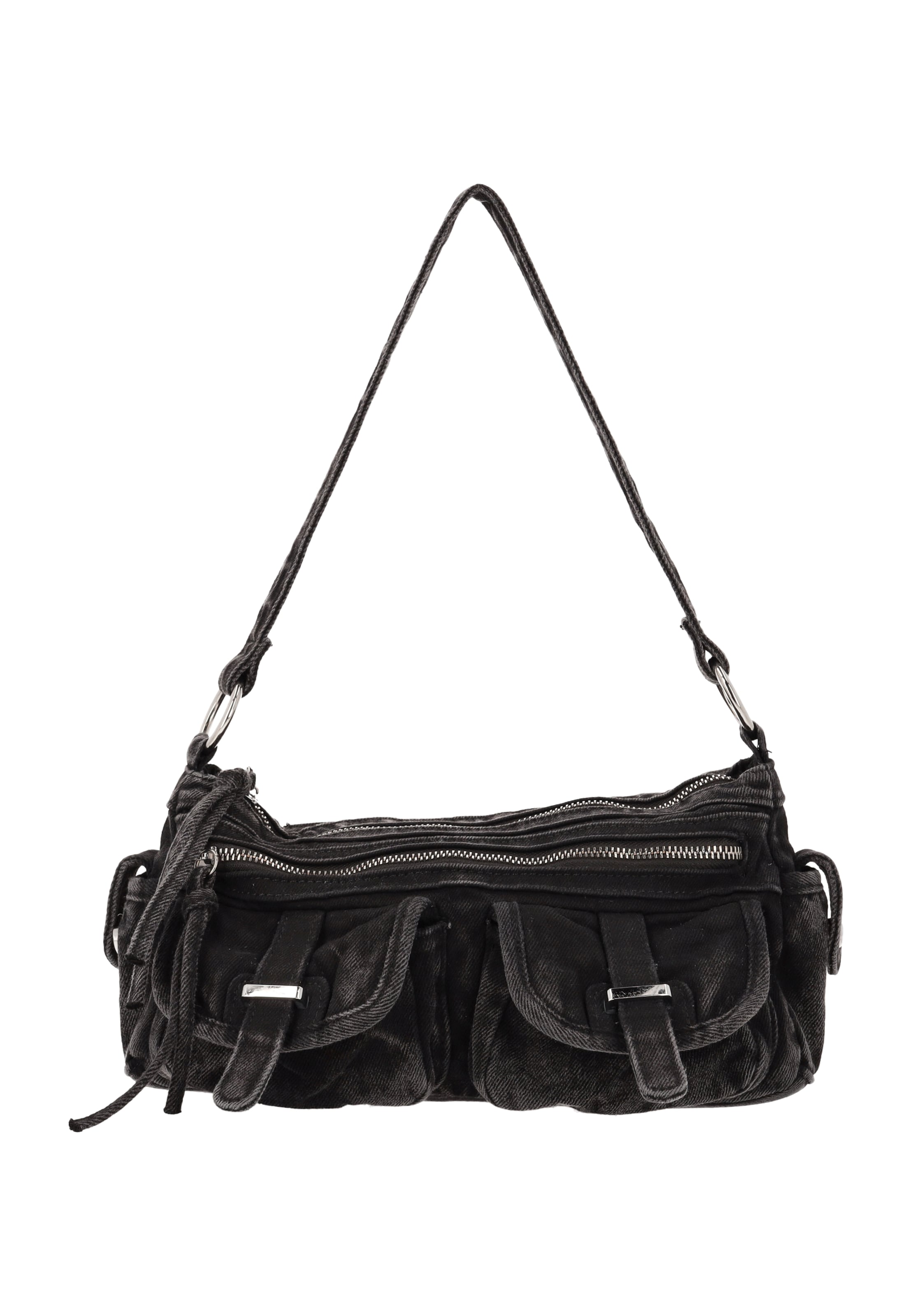 myMo ROCKS - Mala de ombro em preto: frente