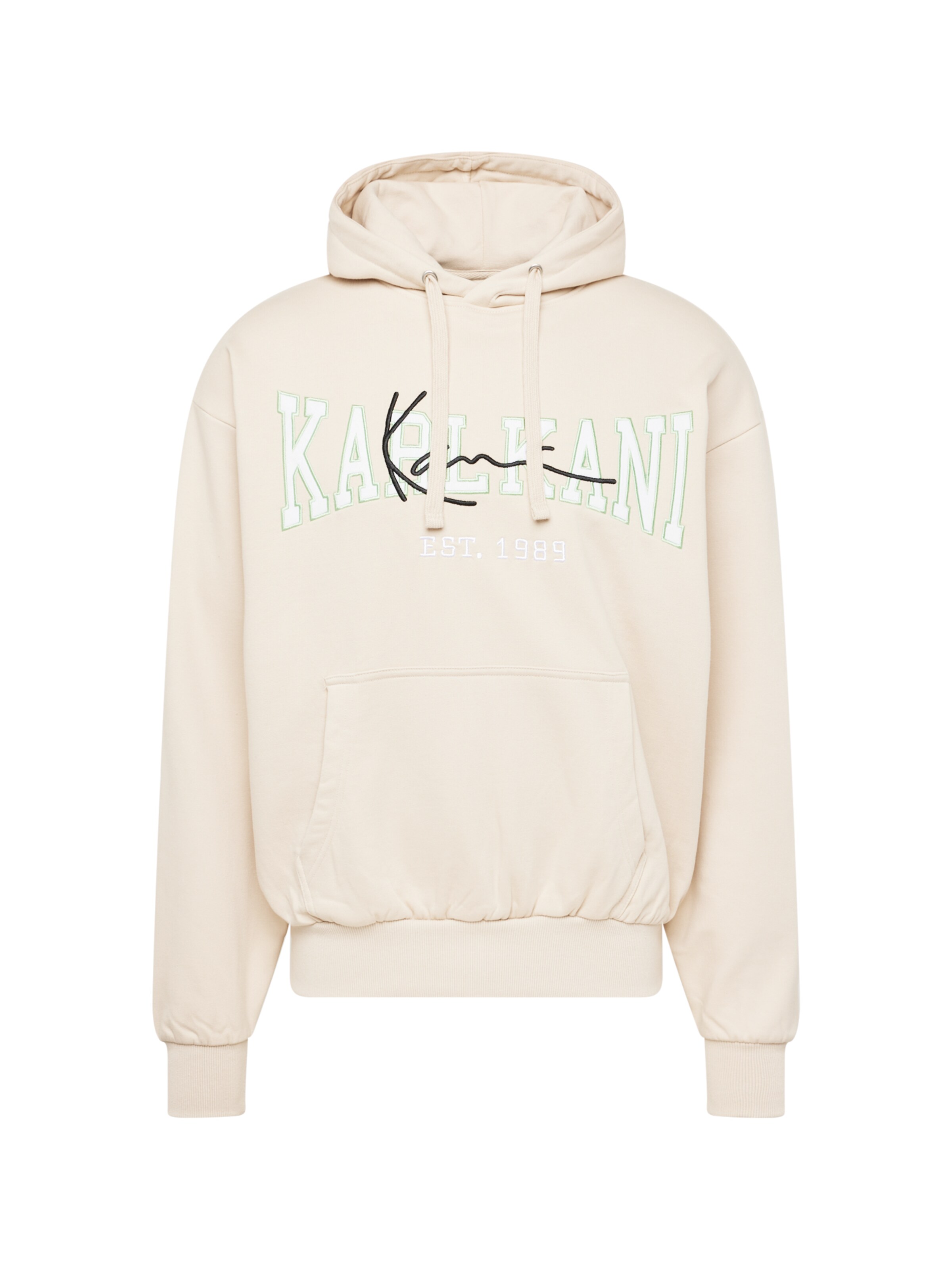 Karl Kani Μπλούζα φούτερ σε μπεζ: μπροστά