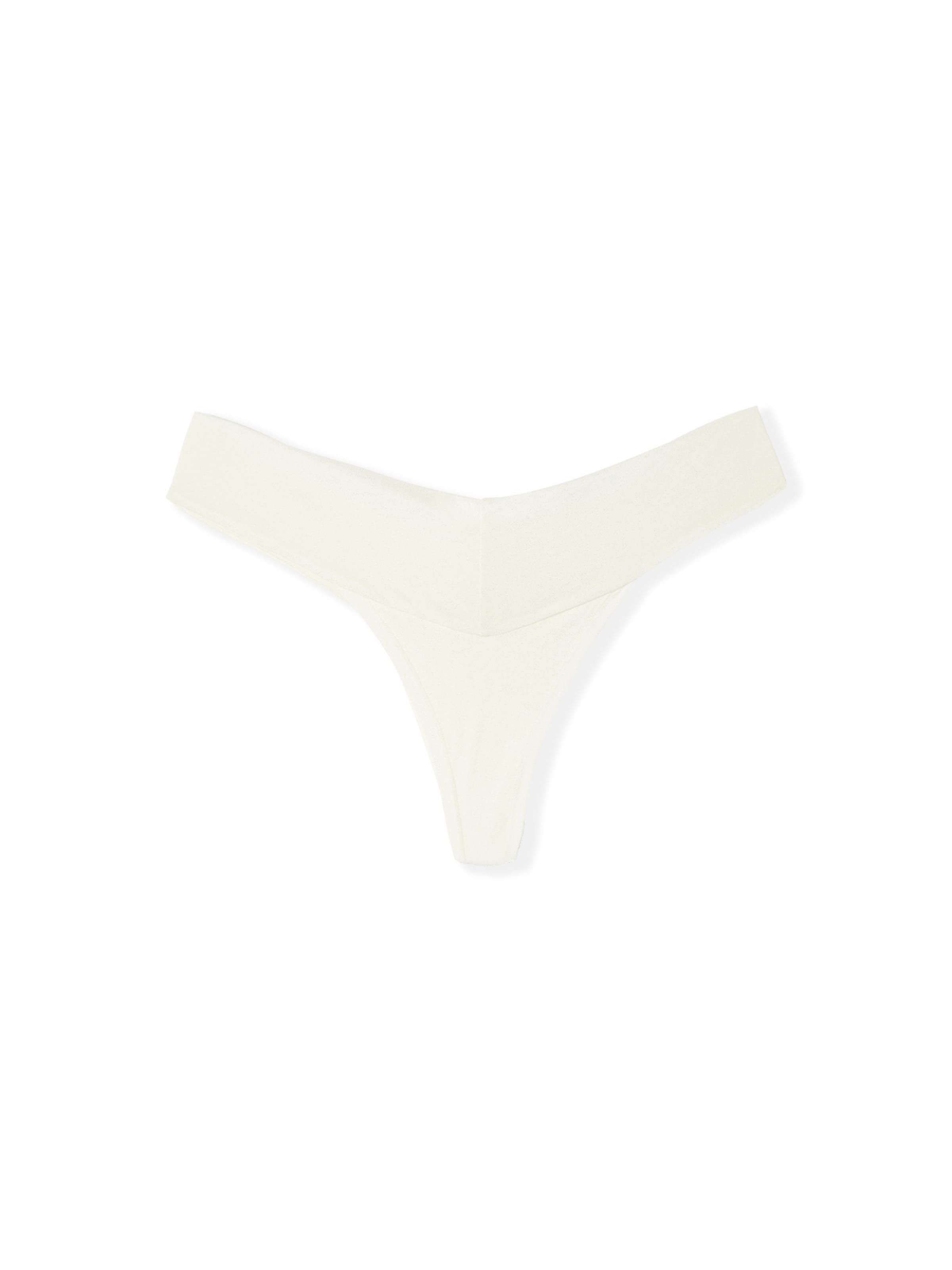 ETAM Thong 'Incandescente' in Beige: front
