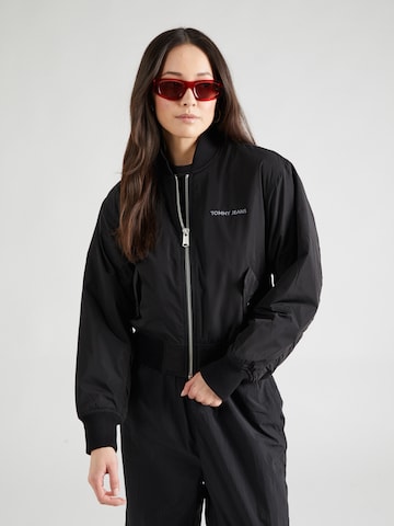 Tommy Jeans Between-Season Jacket 'CLASSICS' in Black: front