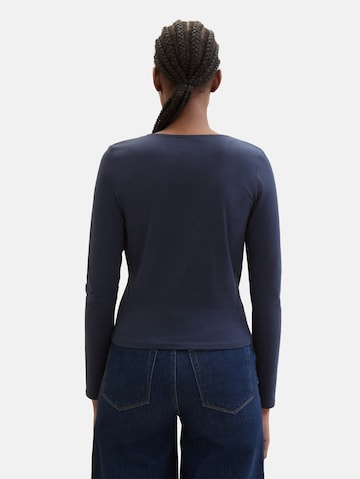 Maglietta di TOM TAILOR DENIM in blu