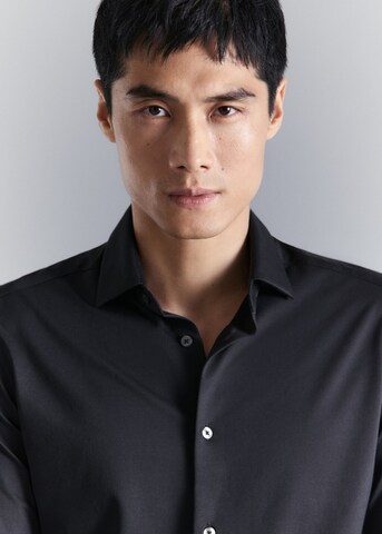 MANGO MAN Regular Fit Hemd 'Adana' in Grau