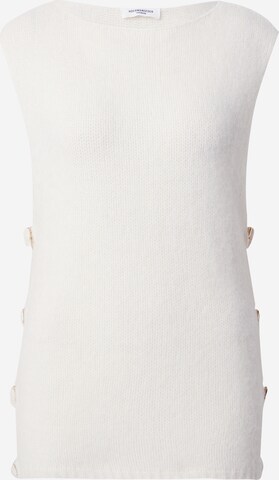 Hoermanseder x About You Knitted top 'Chani' in White: front