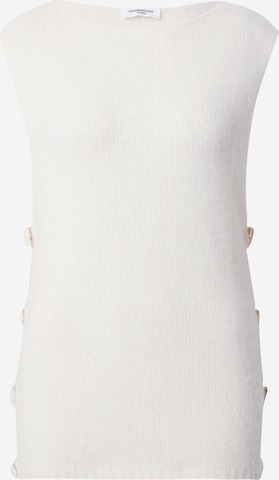 Hoermanseder x About You Knitted Top 'Chani' in White: front