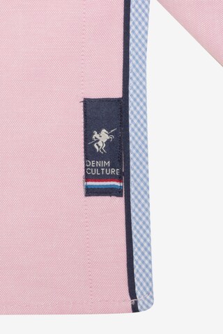 DENIM CULTURE Regular fit Button Up Shirt ' MARCUS ' in Pink