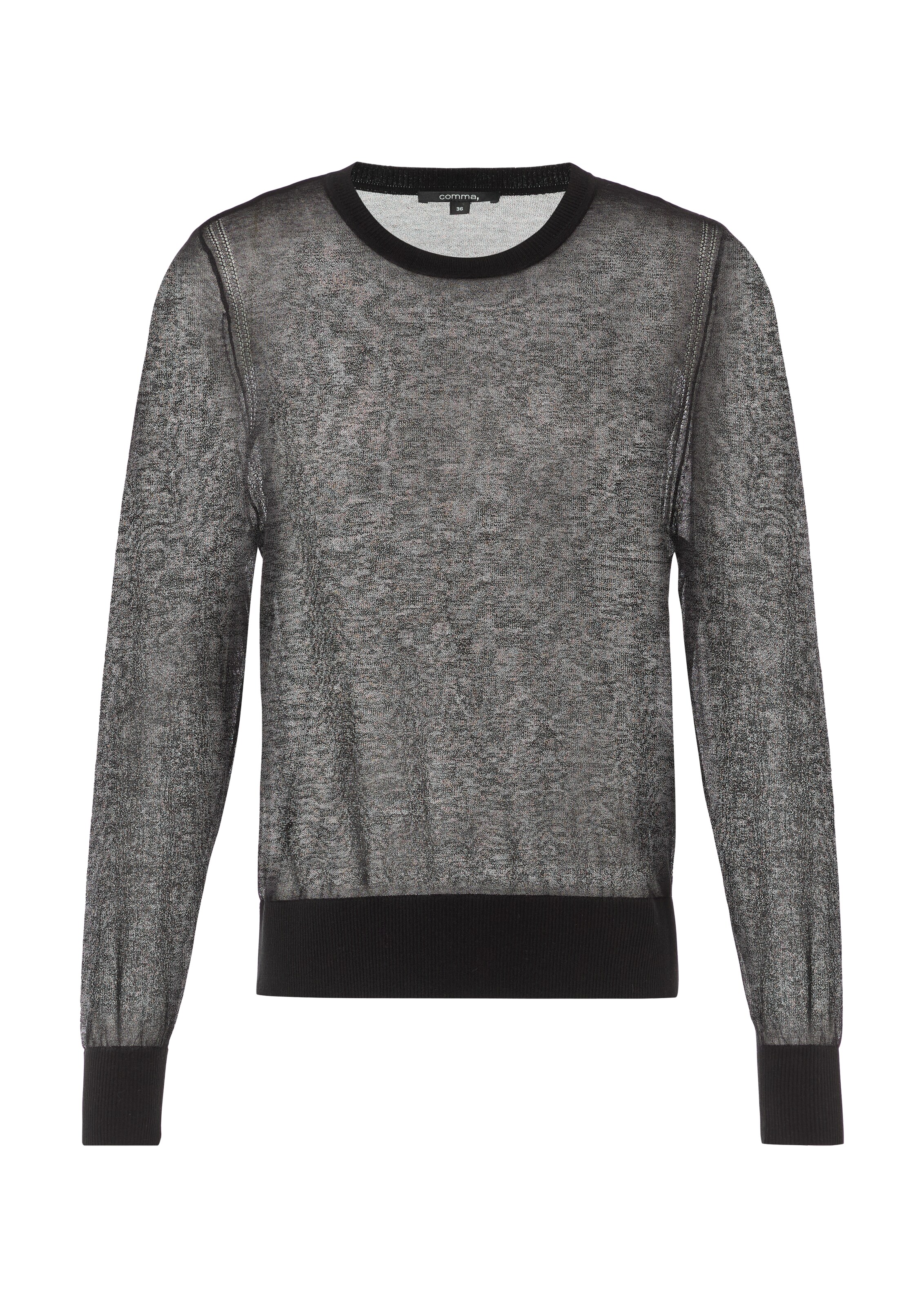 melns COMMA Džemperis: no priekšpuses