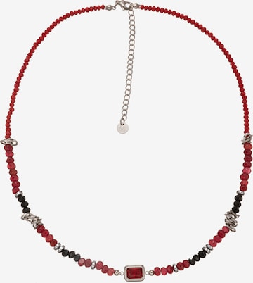 Leslii Necklace in Red: front