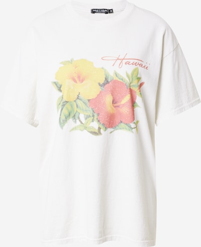 Nasty Gal T-shirt oversize 'Hawaii' en mélange de couleurs / blanc, Vue avec produit